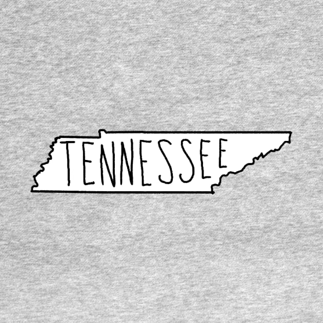 The State of Tennessee - No Color by loudestkitten